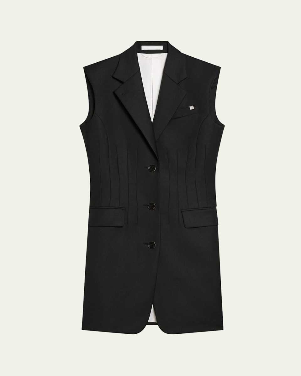 Darted Blazer Mini Dress